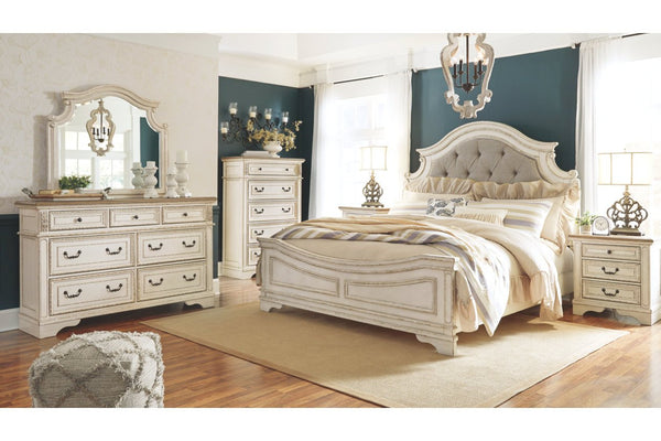 Upholstered Panel Bed