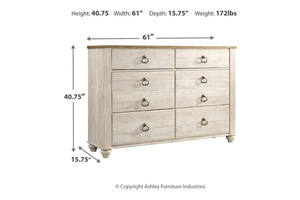 6 Drawers Dresser