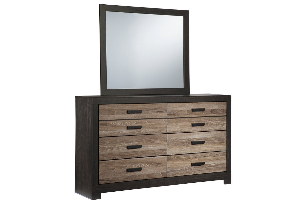 6 Drawers Dresser with Mirror