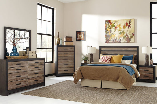 6 Drawers Dresser with Mirror