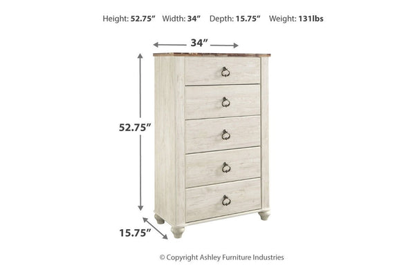 5 Drawer Dresser