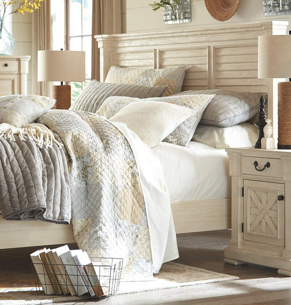 One Drawer Night Table with Cabinet