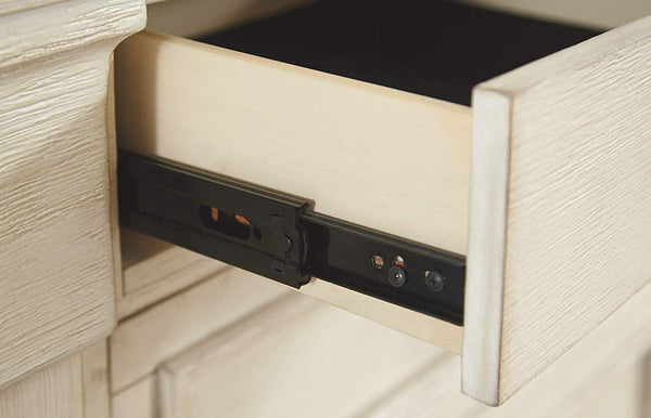 One Drawer Night Table with Cabinet