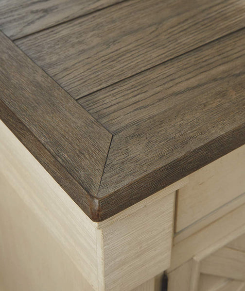 One Drawer Night Table with Cabinet