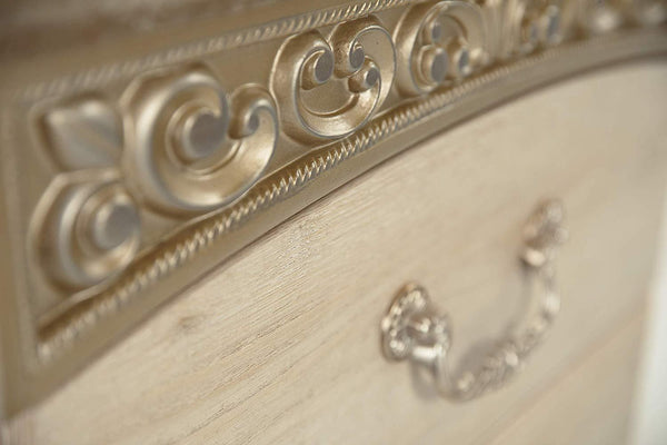 Traditional 2 Drawers Nightstand