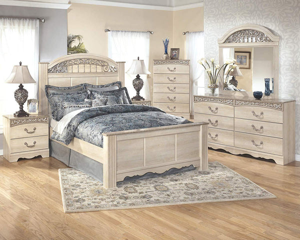 Traditional 2 Drawers Nightstand