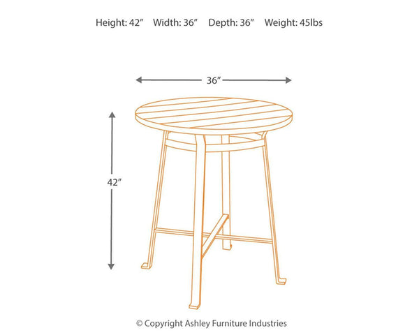 Round Dining Room Bar Table