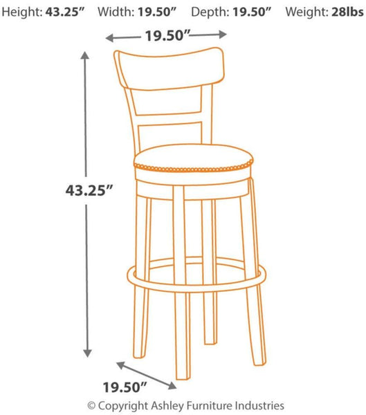 Bar Stool Light Brown