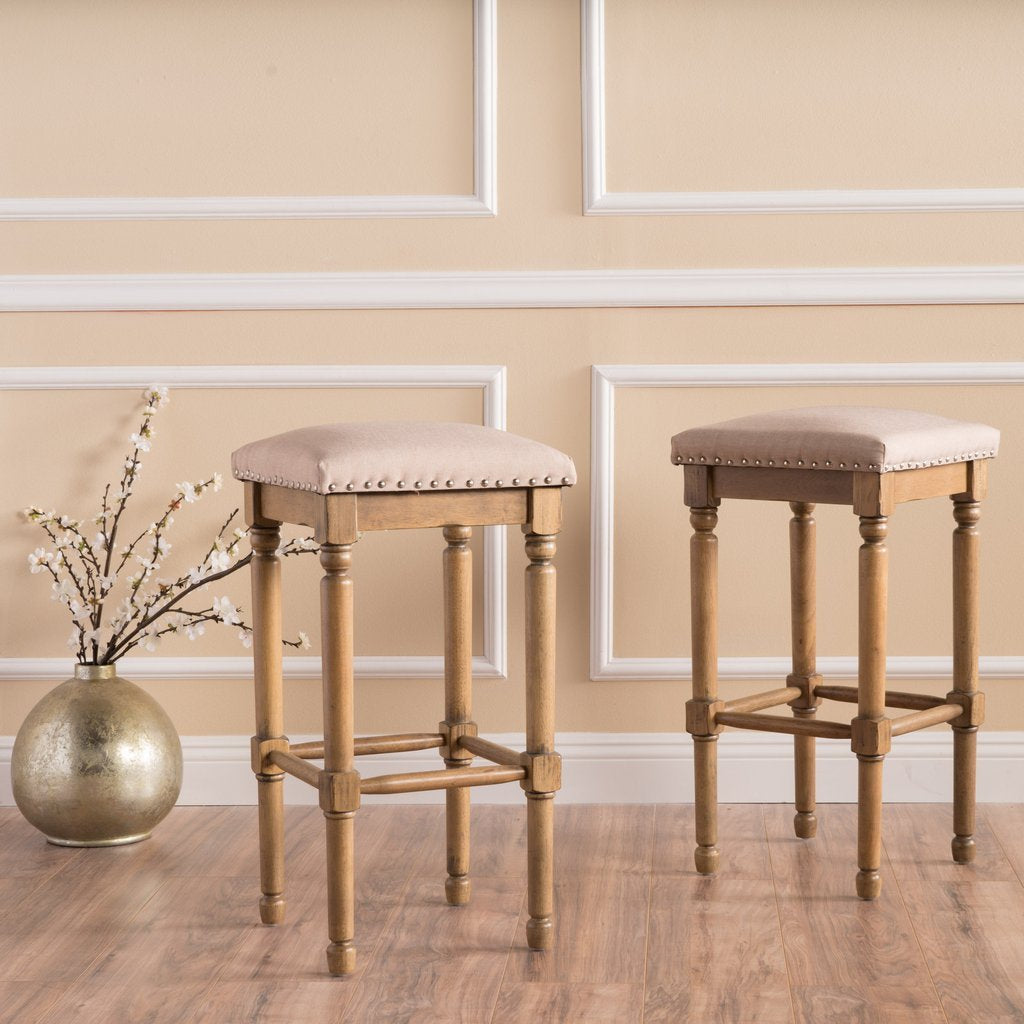 Transitional Style Counter Stool
