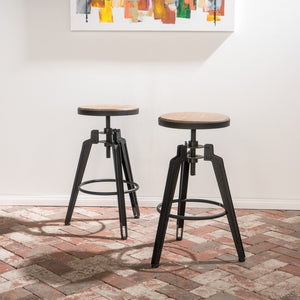 Antique Finish Swivel Bar stools