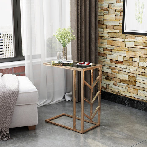 Tempered Glass Side Table