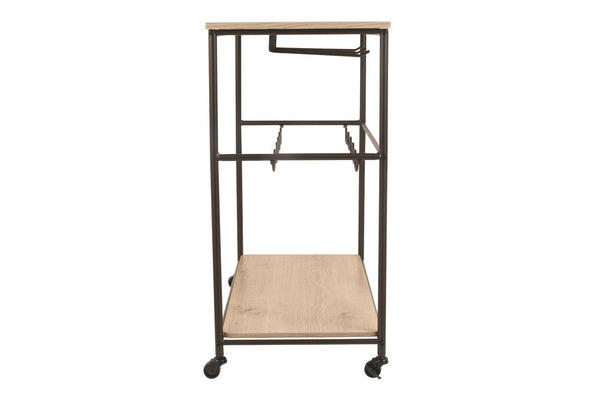 Three-tier bar cart
