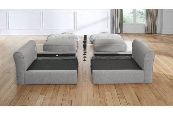 Grey minimalist sofa