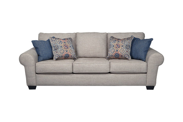 linen-weave sofa