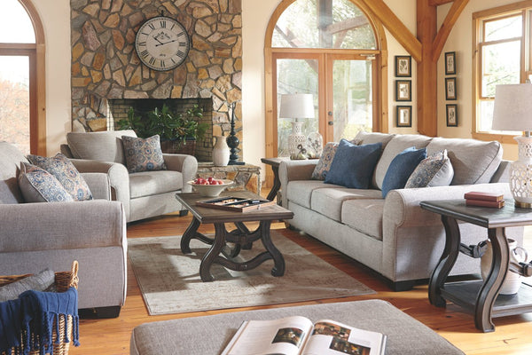 linen-weave sofa