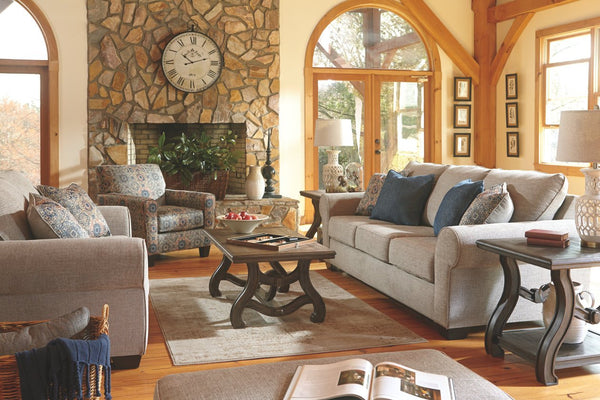 linen-weave sofa