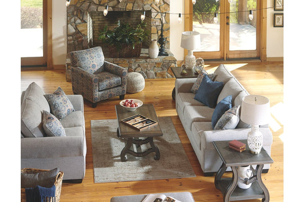 linen-weave sofa