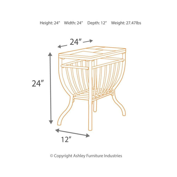 Industrial Chic End Table