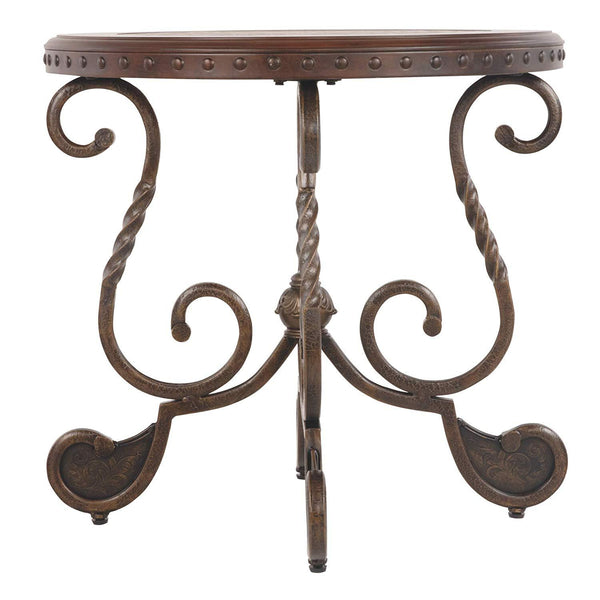 Traditional Circular End Table