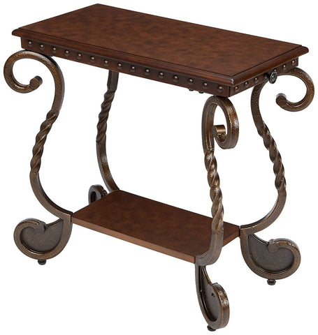 Antique Rectangular End Table