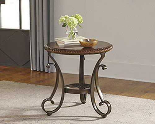 Traditional Cherry Round End Table
