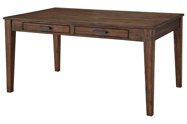 Dining table with drawers