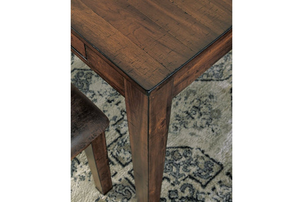 Dining table with drawers