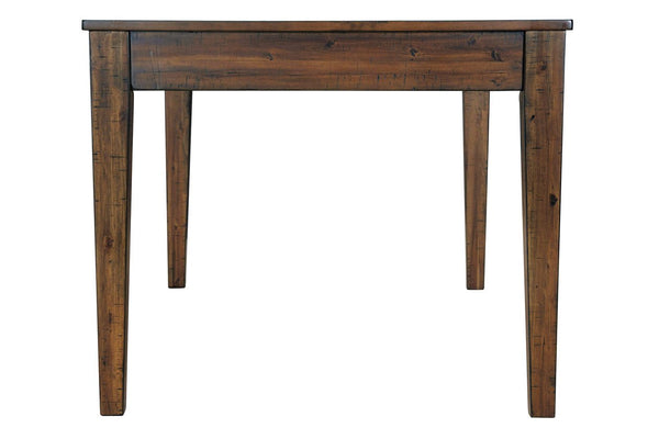 Dining table with drawers