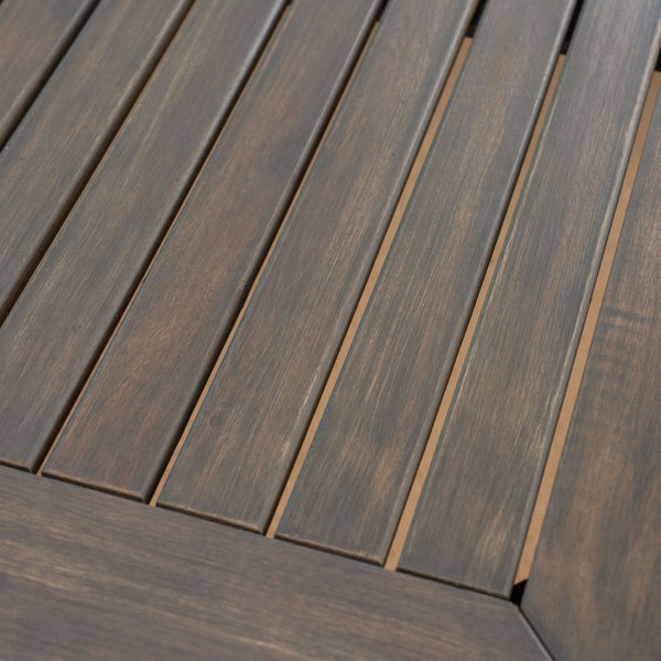 Acacia Wood Rectangular Dining Table