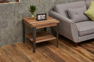 Rustic Vintage Industrial Coffee Side Table